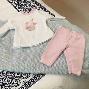 Mayoral shirt and pant set, size 2-4 months